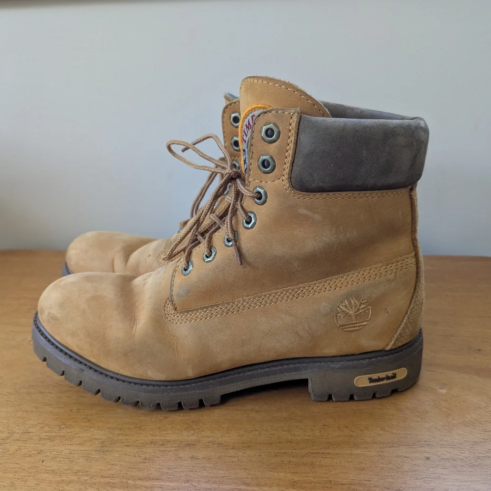 Vintage‎ Y2K Timberland Tan Construction Boots